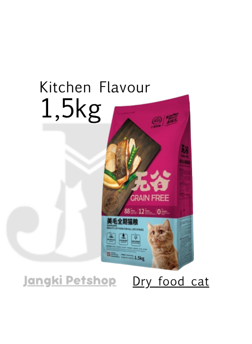 Kitchen Flavour Cat Beauty All Life 1,5 kg - Makanan Kering Kucing 1,5 kg