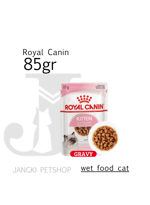 Royal Canin Instinctive Gravy Kitten (85gr) Pouch Cat Food Anak Kucing - Feline Health Nutrition