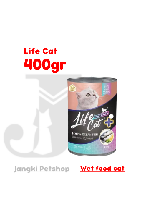 Life Cat Adult Whole Fish 400 gr - Makanan Kering Kucing 400 gr