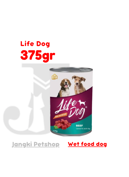 Life Dog Beef 375 gr - Makanan Kering Anjing 375 gr