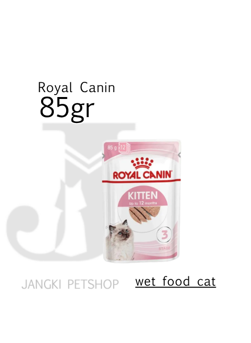 Royal Canin In Loaf Kitten (85gr) Pouch Cat Food Anak Kucing - Feline Health Nutrition