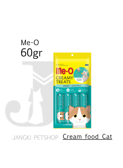 Me-o Creamy Bonito 60 gr - Snack Kucing 60 gr