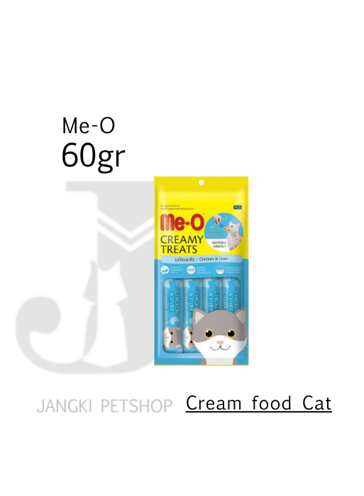 Me-o Creamy Chicken & Liver 60 gr - Snack Kucing 60 gr