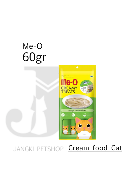 Me-o Creamy Maguro 60 gr - Snack Kucing 60 gr