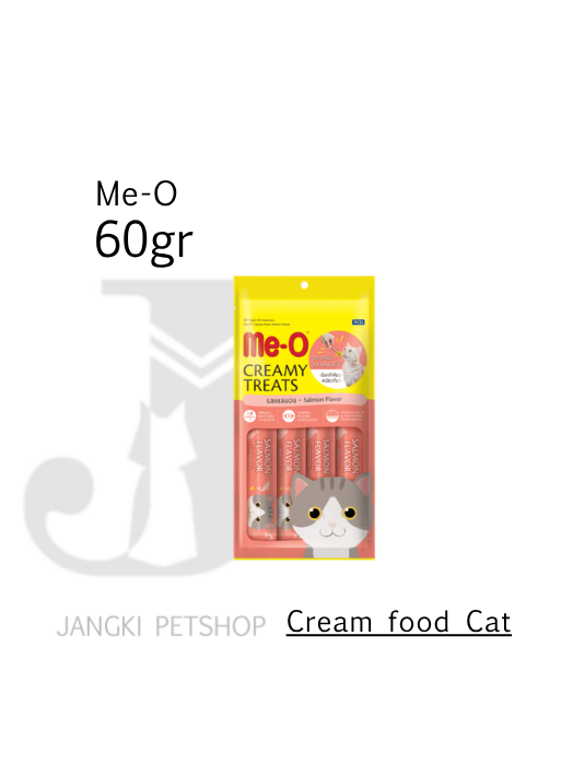 Me-o Creamy Salmon 60 gr - Snack Kucing 60 gr
