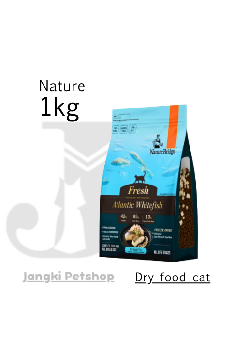 Nature Bridge Cat Fresh Atlantic Freeze Dried 1 kg - Makanan Kering Kucing 1 kg
