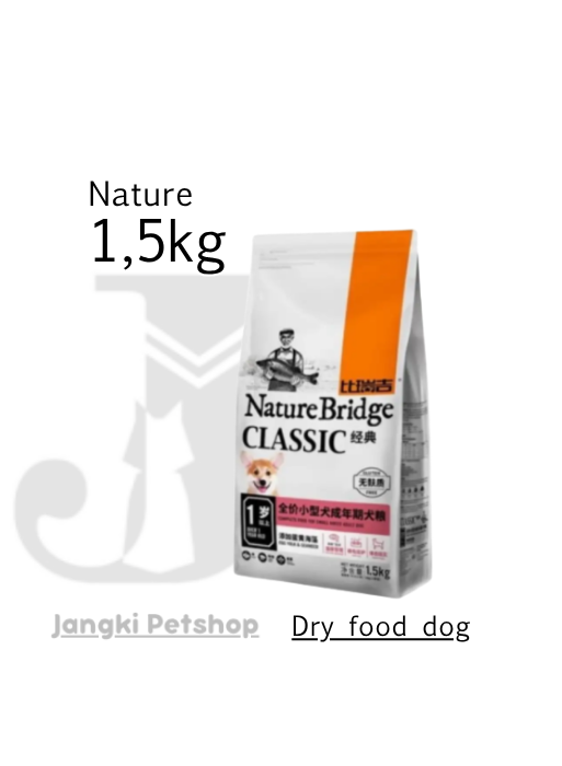 Nature Bridge Dog Adult Small 1,5 kg - Makanan Kering Anjing 1,5 kg