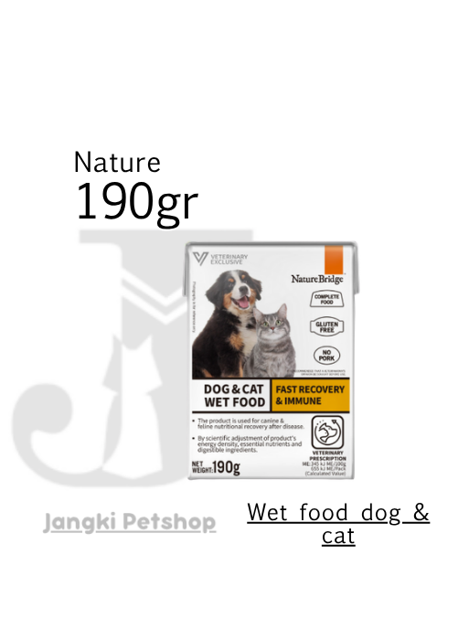 Nature Bridge Recovery 190 gr - Makanan Kering Kucing 190 gr