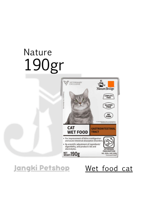 Nature Bridge Gastro Cat 190 gr - Makanan Kering Kucing 190 gr