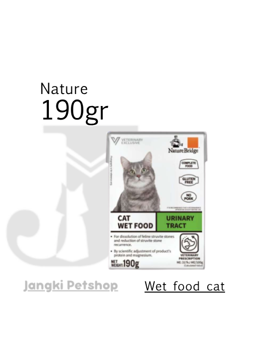Nature Bridge Urinary Cat 190 gr - Makanan Kering Kucing 190 gr
