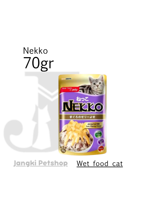 Nekko Pouch Tuna Whole Loin & Chesee 70 gr - Makanan Pouch Kucing 70 gr