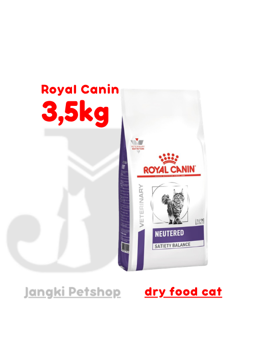 Royal Canin Satiety Balance Neutered (3,5kg) Dry Makanan Kucing Steril - Veterinary Care Nutrition