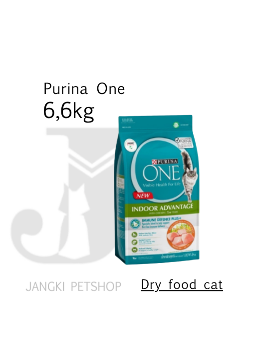 Purina ONE Indoor Chicken 6,6 kg - Makanan Kering Kucing 6,6 kg