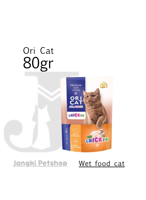 Ori Cat Pouch Chicken 80 gr - Makanan Pouch Kucing 80 gr