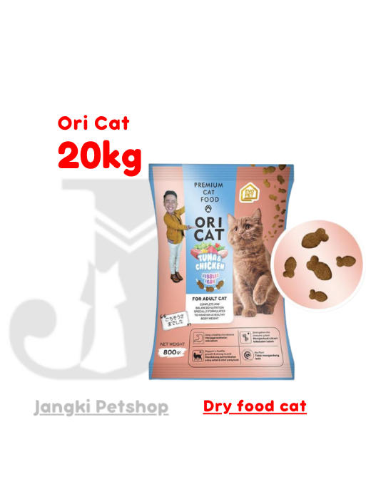 Ori Cat Adult Chicken & Tuna 20 kg - Makanan Kering Kucing 20 kg