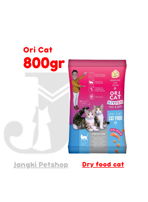 Ori Cat Kitten Salmon 800 gr - Makanan Kering Kucing 800 gr