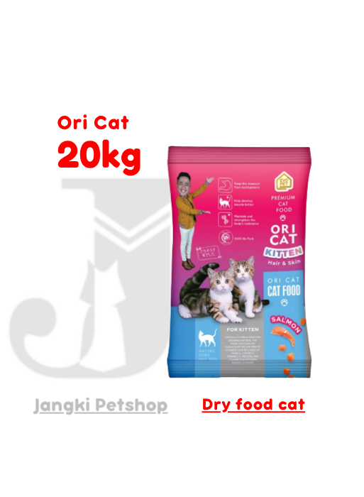 Ori Cat Kitten Salmon 20 kg - Makanan Kering Kucing 20 kg