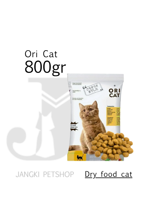 Ori Cat Adult Salmon 800 gr (Kotak) - Makanan Kering Kucing 800 gr