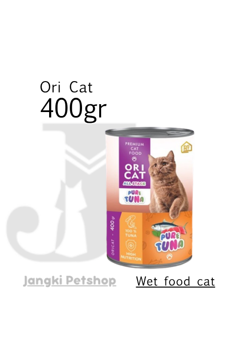 Ori Cat Pure Tuna 400 gr - Makanan Kering Kucing 400 gr