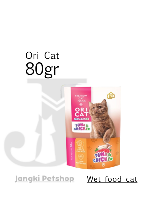Ori Cat Pouch Tuna Chicken 80 gr - Makanan Pouch Kucing 80 gr
