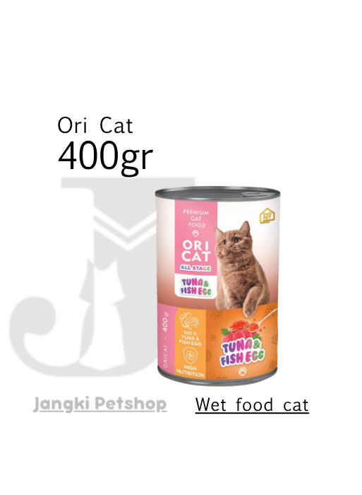 Ori Cat Tuna & Fish Egg 400 gr - Makanan Kering Kucing 400 gr