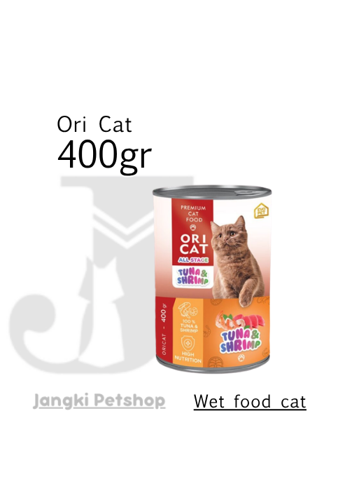 Ori Cat Tuna & Shrimp 400 gr - Makanan Kering Kucing 400 gr