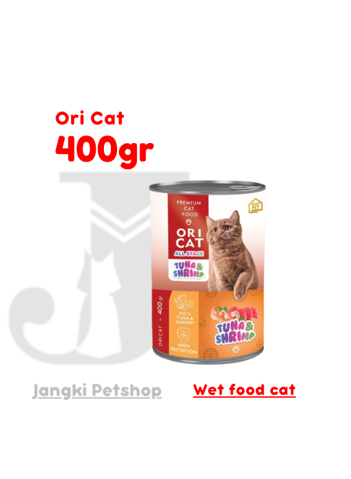 Ori Cat Tuna & Shrimp 400 gr - Makanan Kering Kucing 400 gr