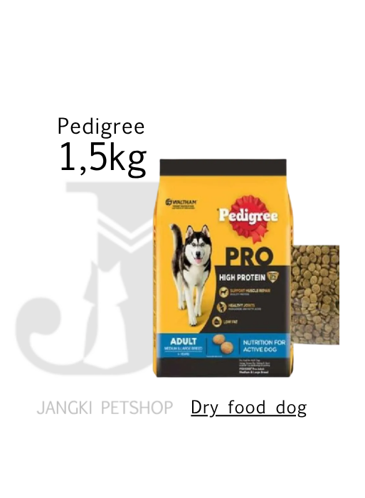 Pedigree High Protein Adult Medium & Large Breed 1,5 kg - Makanan Kering Anjing 1,5 kg