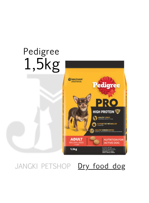 Pedigree High Protein Adult Mini & Small Breed 1,5 kg - Makanan Kering Anjing 1,5 kg