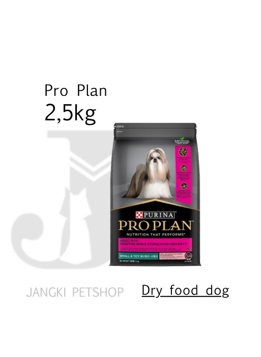 Pro Plan Dog Adt Small & Toy Sensitive Skin & Stomach 2,5 kg - Makanan Kering Anjing 2,5 kg