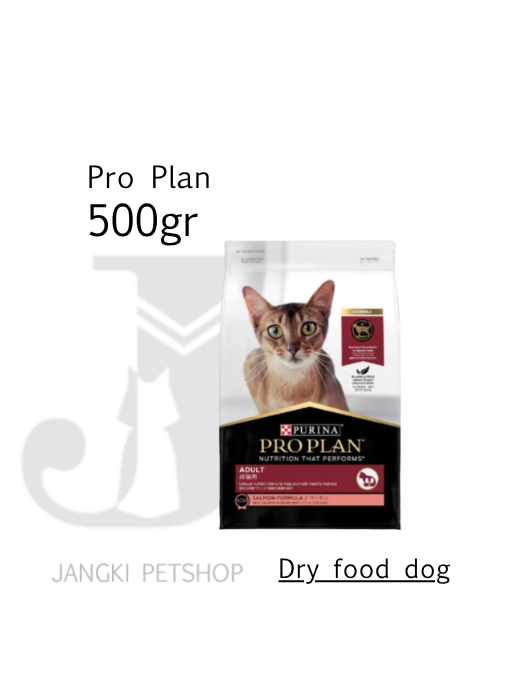 Pro Plan Cat Adult Salmon 500 gr ( Repack ) - Makanan Kering Kucing 500 gr