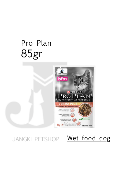 Pro Plan Pouch Derma Plus 85 gr - Makanan Pouch Kucing 85 gr
