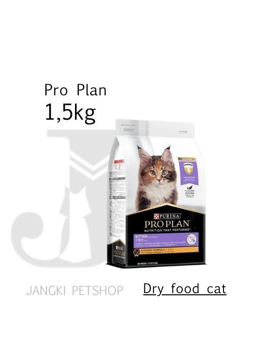 Pro Plan Cat Kitten Chicken & Rice 1,5 kg - Makanan Kering Kucing 1,5 kg