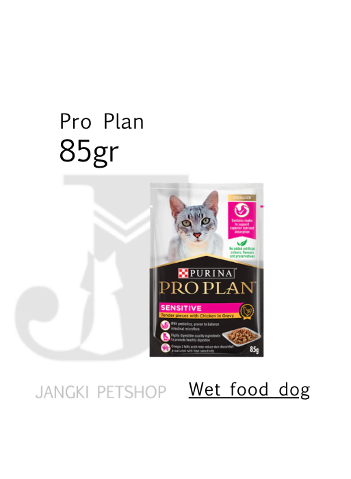 Pro Plan Pouch Sensitive Stomach 85 gr - Makanan Pouch Kucing 85 gr