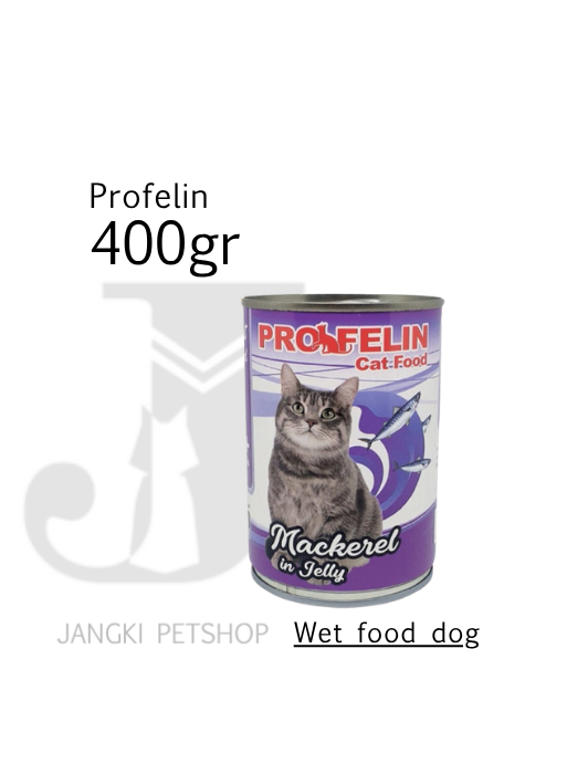Profelin Mackarel In Jelly 400 gr kl - Makanan Kaleng Kucing 400 gr
