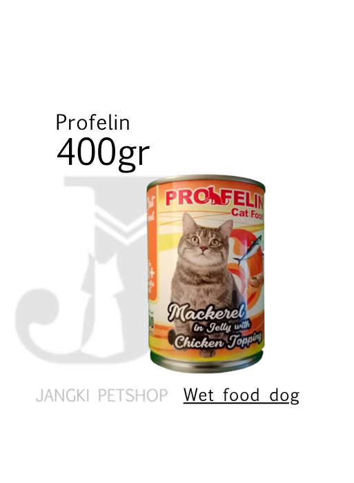 Profelin Mackarel Chicken 400 gr kl - Makanan Kaleng Kucing 400 gr