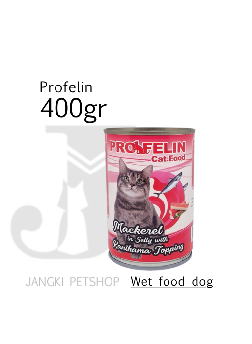 Profelin Mackarel With Kanikama 400 gr kl - Makanan Kaleng Kucing 400 gr