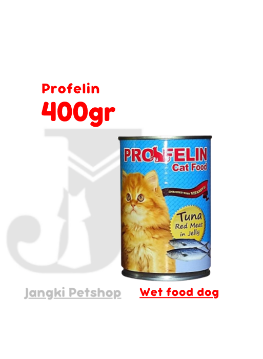 Profelin Tuna Red Meat In Jelly 400 gr kl - Makanan Kaleng Kucing 400 gr