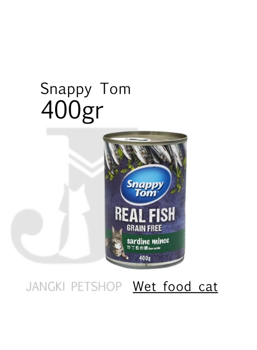 Snappy Tom Sardine Minced 400 gr - Makanan Kering Kucing 400 gr