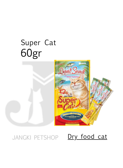 Super Cat Liquid Chicken Crabstick 60 gr - Snack Kucing 60 gr