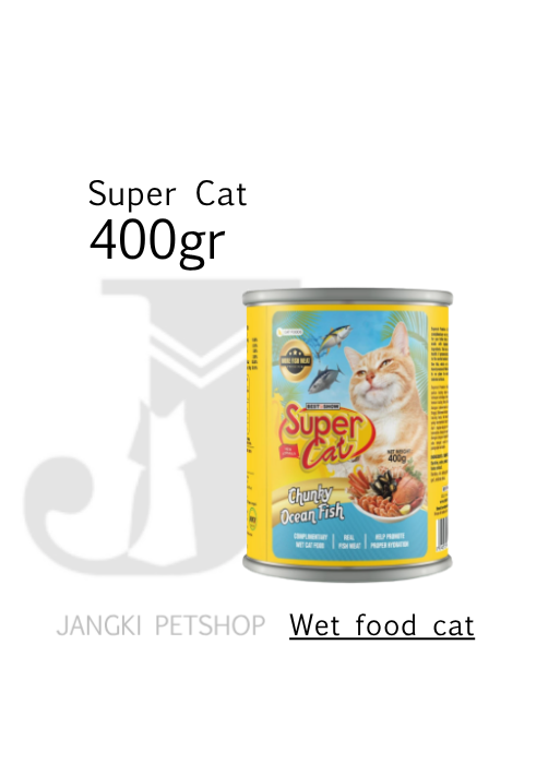 Super Cat Premium Chunk O Fish 400 gr - Makanan Kering Kucing 400 gr
