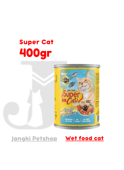 Super Cat Premium Chunk O Fish 400 gr - Makanan Kering Kucing 400 gr