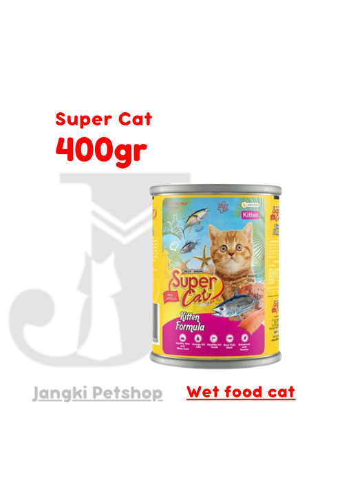 Super Cat Kitten Formula 400g - Makanan Kering Kucing 400g