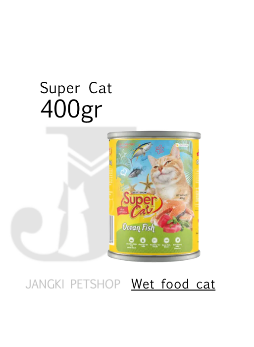 Super Cat O Fish 400g - Makanan Kering Kucing 400g