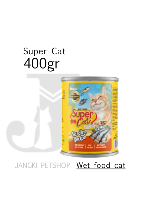 Super Cat Premium Sardine Recipe 400 gr - Makanan Kering Kucing 400 gr