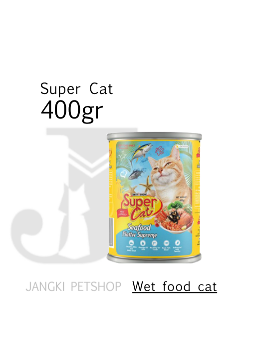 Super Cat Seafood 400gr - Makanan Kering Kucing 400gr