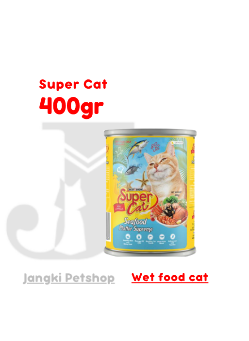 Super Cat Seafood 400gr - Makanan Kering Kucing 400gr