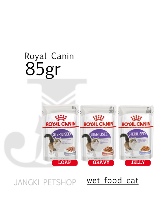 Royal Canin Gravy Sterilised (85gr) Pouch Cat Food Steril - Feline Health Nutrition