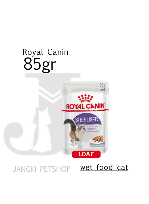 Royal Canin Loaf Sterilised (85gr) Pouch Cat Food Steril - Feline Health Nutrition