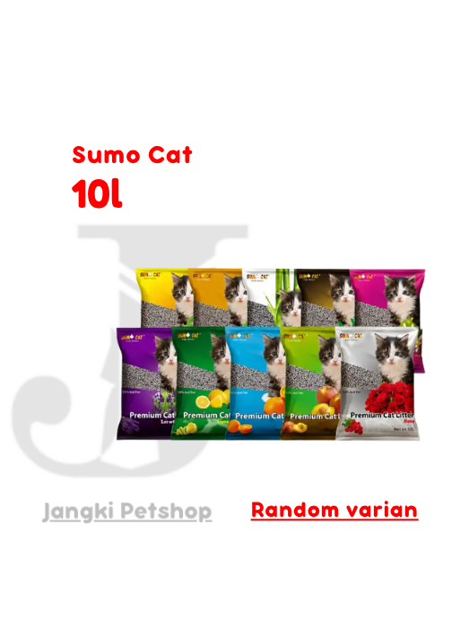 Sumo Cat Litter 10 L (Random Varian) - Pasir Kucing 10 L